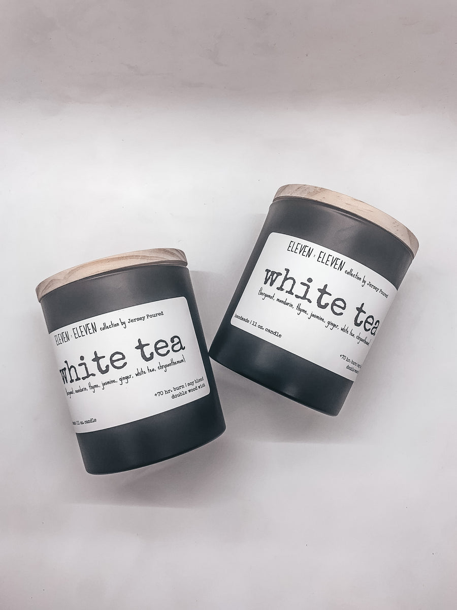 White Tea 11oz Jersey Poured Candles & Co.