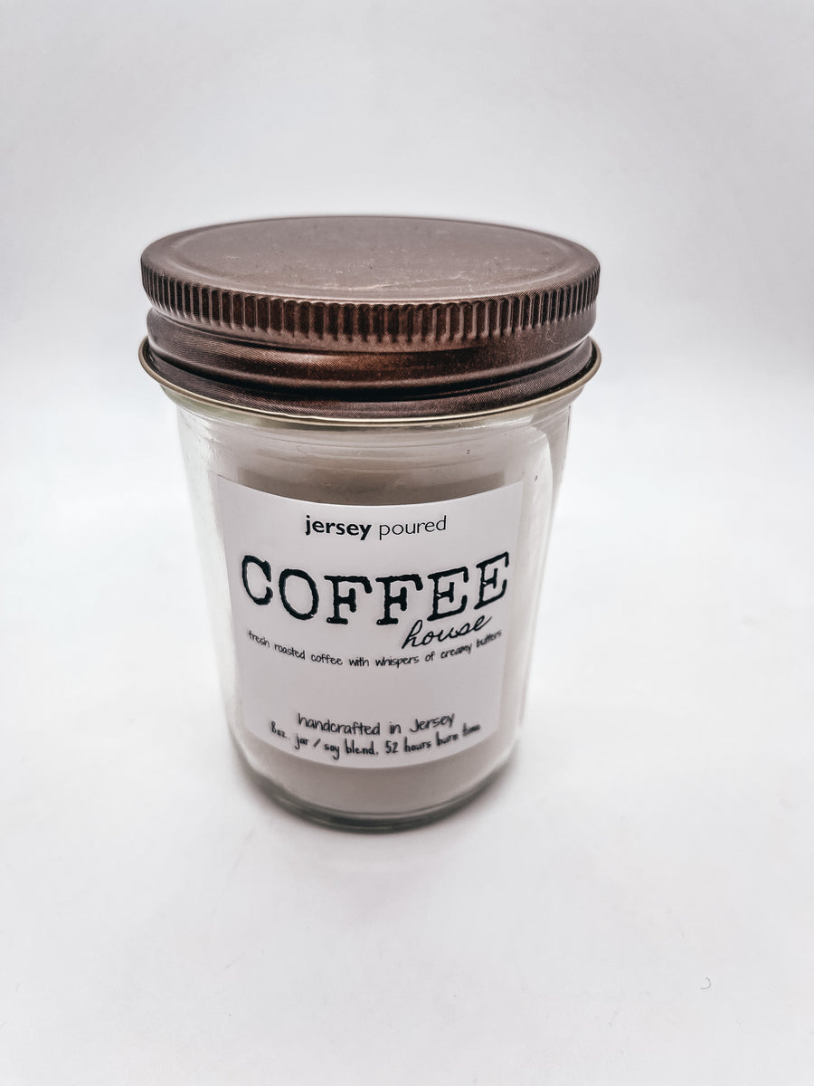 Coffee House 8oz Jersey Poured Candles & Co.