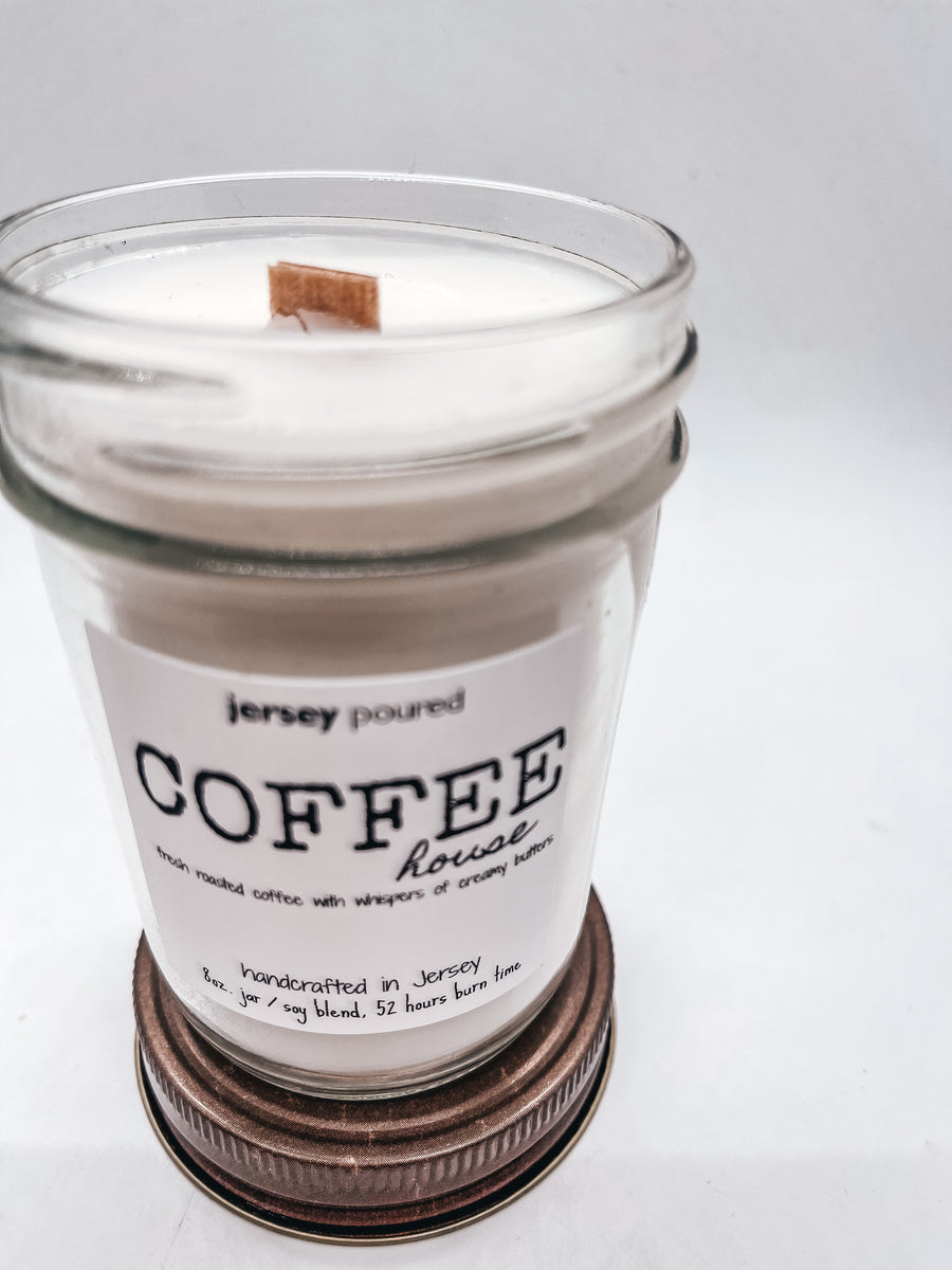 Coffee House 8oz Jersey Poured Candles & Co.