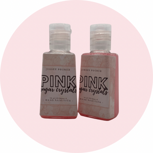 Pink Sugar Crystals Hand Sanitizer