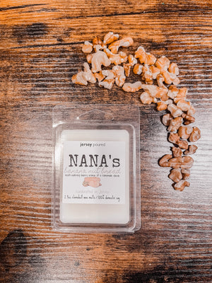 Nana's Banana Nut Bread Clamshell Wax Melts