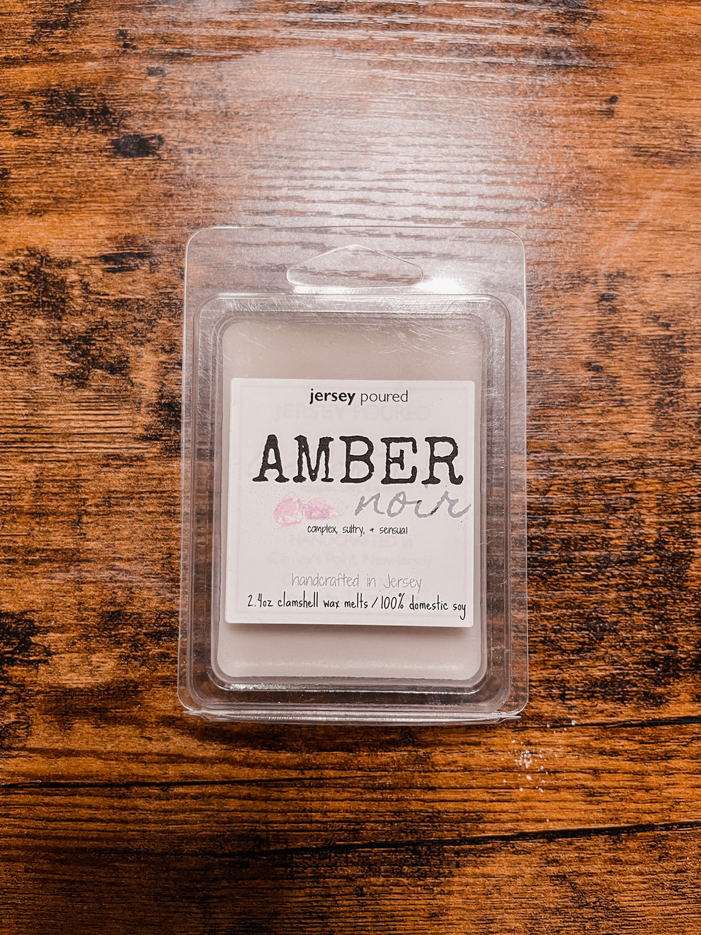 Amber Noir Clamshell Wax Melts