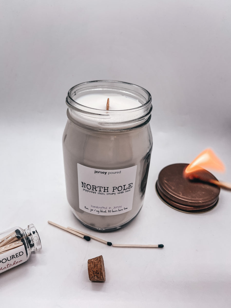 North Pole 16oz Jersey Poured Candles & Co.